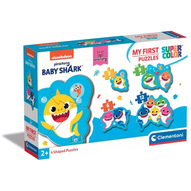 Baby Shark - 1x3 + 1x6 + 1x9 + 1x12 pezzi