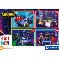 Batwheels - 1x12 + 1x16 + 1x20 + 1x24 pezzi