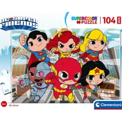 Dc Comics Super Friends - 104 pezzi