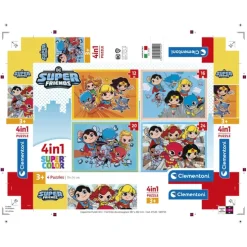 Dc Superfriends - 1x12 + 1x16 + 1x20 + 1x24 pezzi