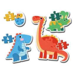 Dinos - 1x3 + 1x6 + 1x9 + 1x12 pezzi