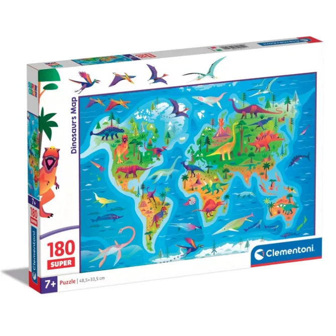 Dinosaurs Map - 180 pezzi