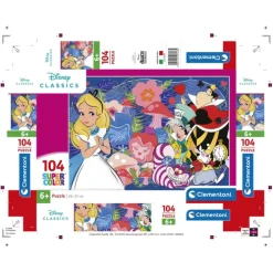 Disney Classics Alice - 104 pezzi