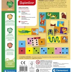 Domino numeri e animali