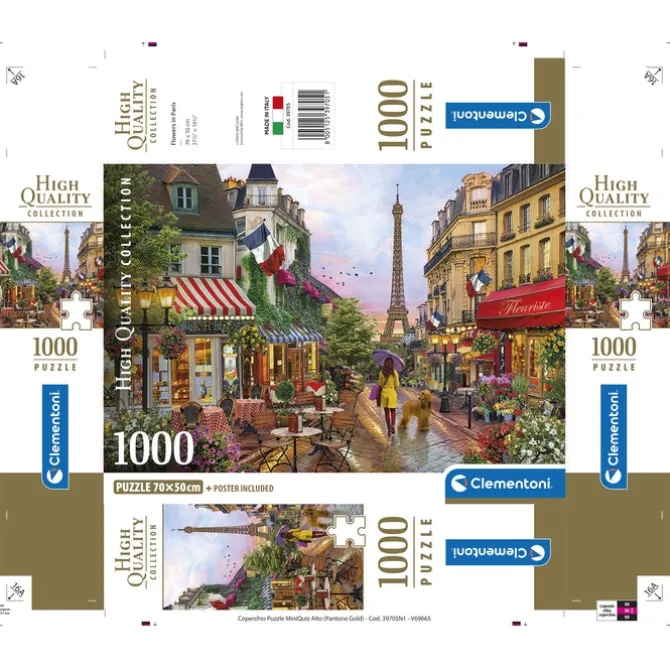 Flowers In Paris - 1000 pezzi