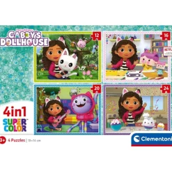 Gabby's Dollhouse - 1x12 + 1x16 + 1x20 + 1x24 pezzi