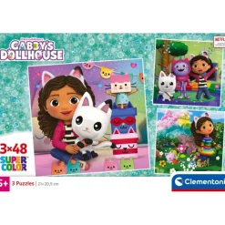 Gabby's Dollhouse - 3x48 pezzi
