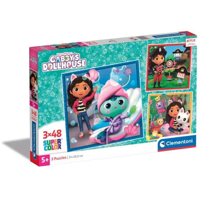Gabby's Dollhouse - 3x48 pezzi