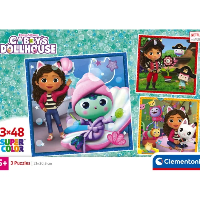 Gabby's Dollhouse - 3x48 pezzi