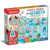 Il puzzle gigante dell'alfabeto