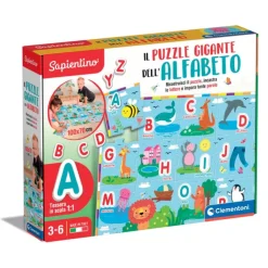 Il puzzle gigante dell'alfabeto