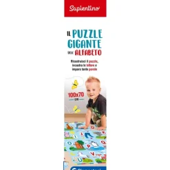 Il puzzle gigante dell'alfabeto