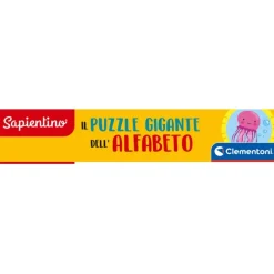 Il puzzle gigante dell'alfabeto