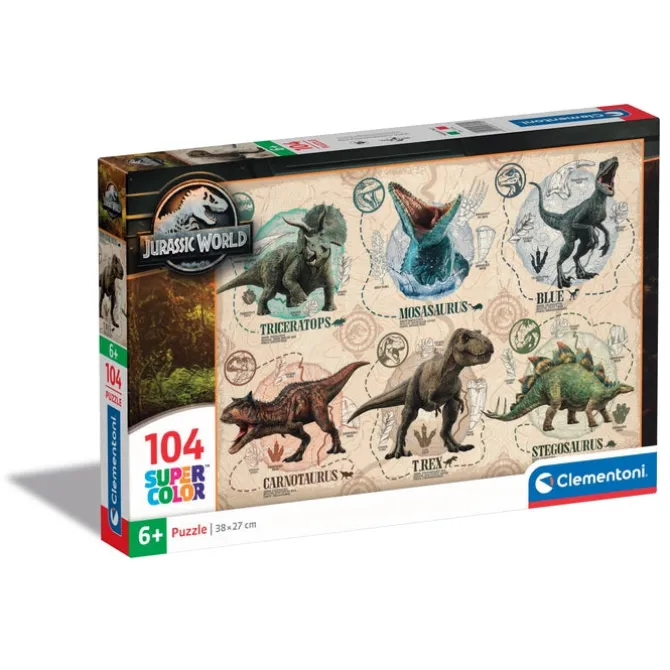 Jurassic World - 104 pezzi