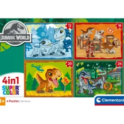 Jurassic World - 1x12 + 1x16 + 1x20 + 1x24 pezzi