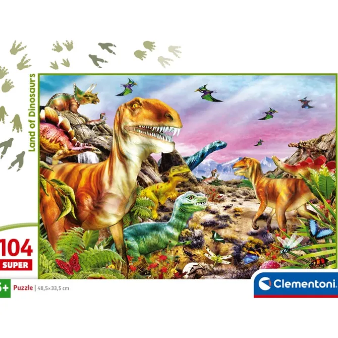 Land Of Dinosaurs - 104 pezzi
