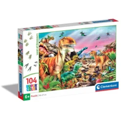 Land Of Dinosaurs - 104 pezzi