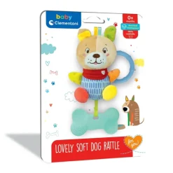 Lovely Soft Dog Rattle