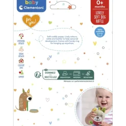 Lovely Soft Dog Rattle