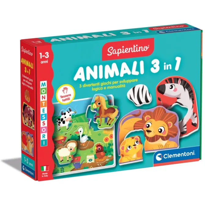 Montessori - Animali 3in1