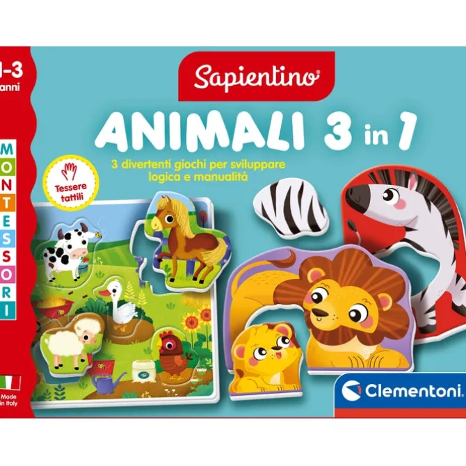 Montessori - Animali 3in1
