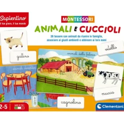 Montessori - Gli animali e i loro cuccioli