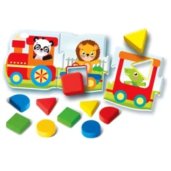 Montessori - Il trenino delle forme