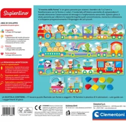 Montessori - Il trenino delle forme