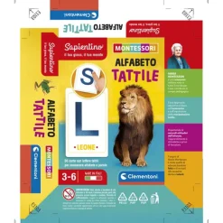 Montessori carte - Alfabeto tattile