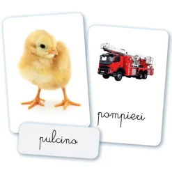 Montessori carte - Prime parole