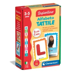 Montessori Flashcards - Alfabeto Tattile