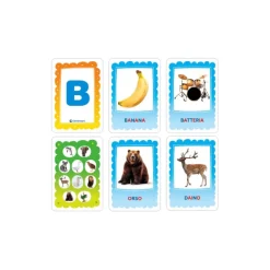 Montessori Flashcards - Alfabeto Tattile