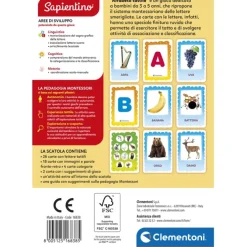 Montessori Flashcards - Alfabeto Tattile