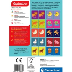 Montessori Flashcards - Che verso fa?