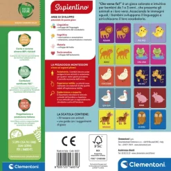 Montessori Flashcards - Che verso fa?