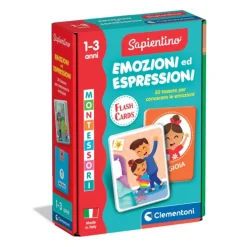 Montessori Flashcards - Emozioni ed Espressioni