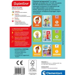 Montessori Flashcards - Emozioni ed Espressioni