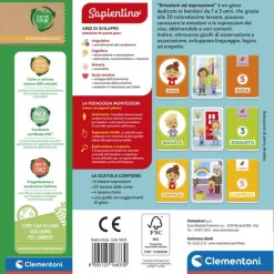 Montessori Flashcards - Emozioni ed Espressioni