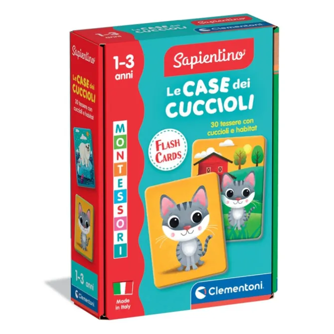 Montessori Flashcards - Le case dei Cuccioli