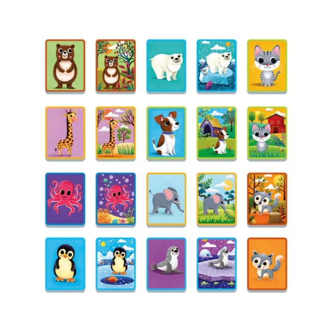 Montessori Flashcards - Le case dei Cuccioli
