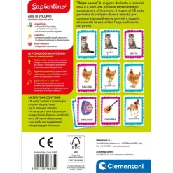 Montessori Flashcards - Prime Parole