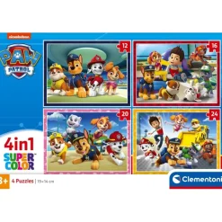 Paw Patrol - 1x12 + 1x16 + 1x20 + 1x24 pezzi