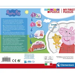 Peppa Pig - 1x3 + 1x6 + 1x9 + 1x12 pezzi