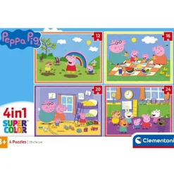 Peppa Pig - 1x12 + 1x16 + 1x20 + 1x24 pezzi