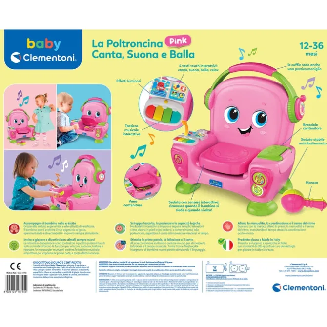 Poltroncina Canta Suona e Balla Pink