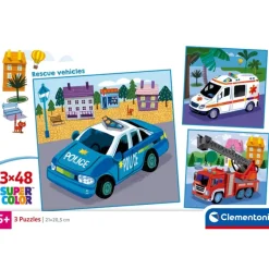 Rescue Vehicles - 3x48 pezzi