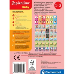 Sapientino Baby Montessori - Carte Emozioni ed Espressioni