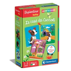Sapientino Baby Montessori - Carte Le case dei Cuccioli