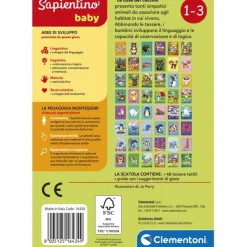 Sapientino Baby Montessori - Carte Le case dei Cuccioli