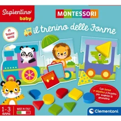 Sapientino Baby Montessori - Il trenino delle forme